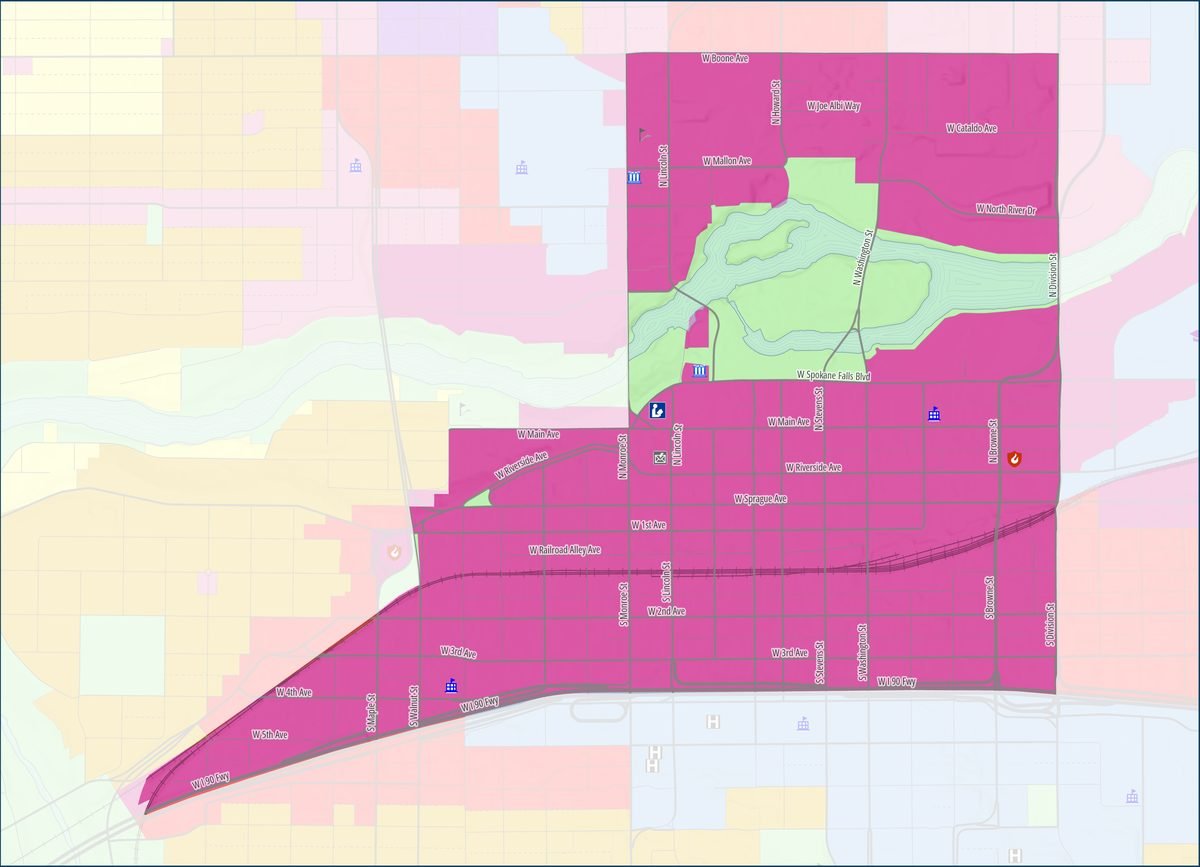 Full Riverside map if the proposal is approved