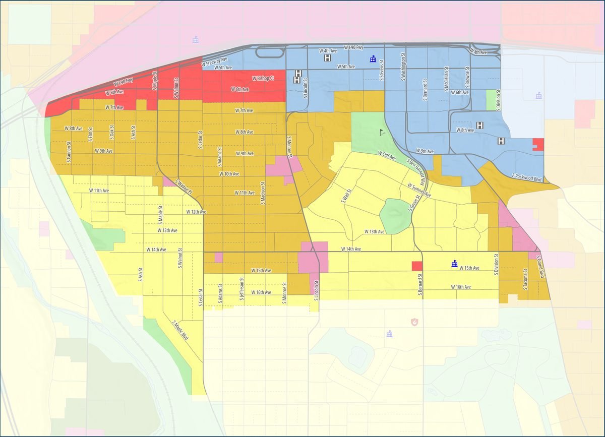 Full Cliff / Cannon map if the proposal is approved