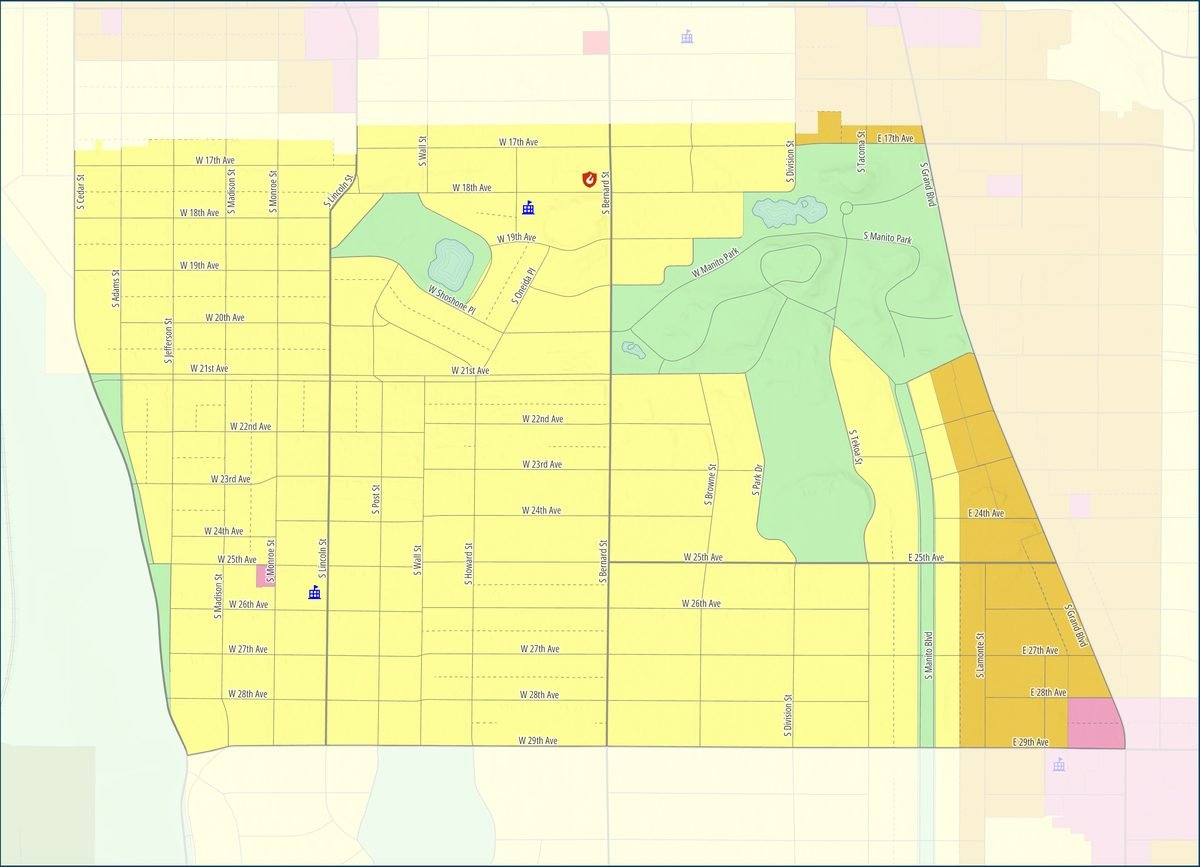Full Manito / Cannon Hill map if the proposal is approved