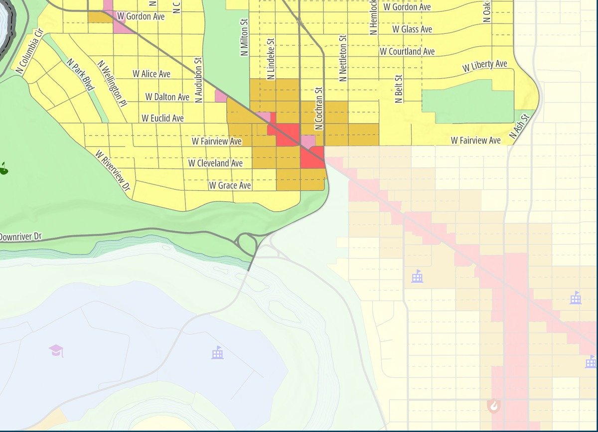 Audubon-Downriver — Southeast if the proposed map is approved