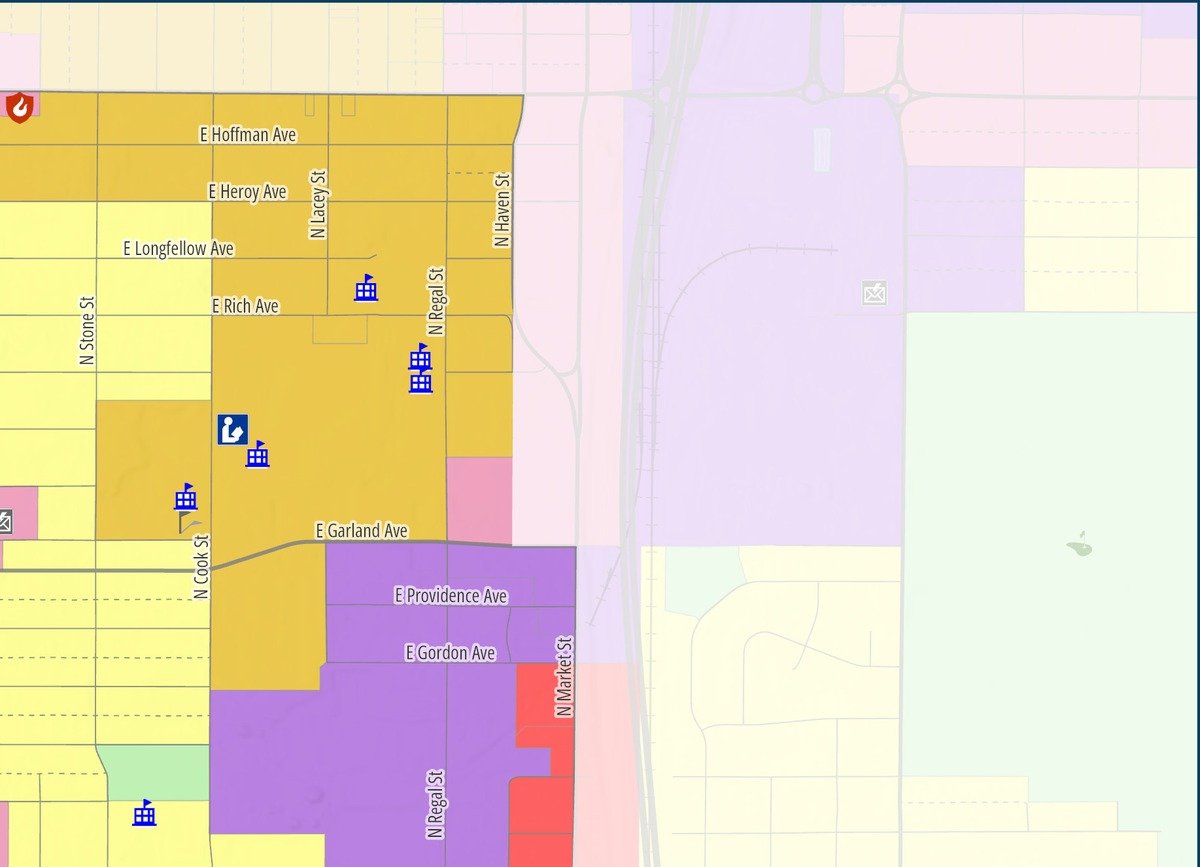 Bemiss — Northeast if the proposed map is approved