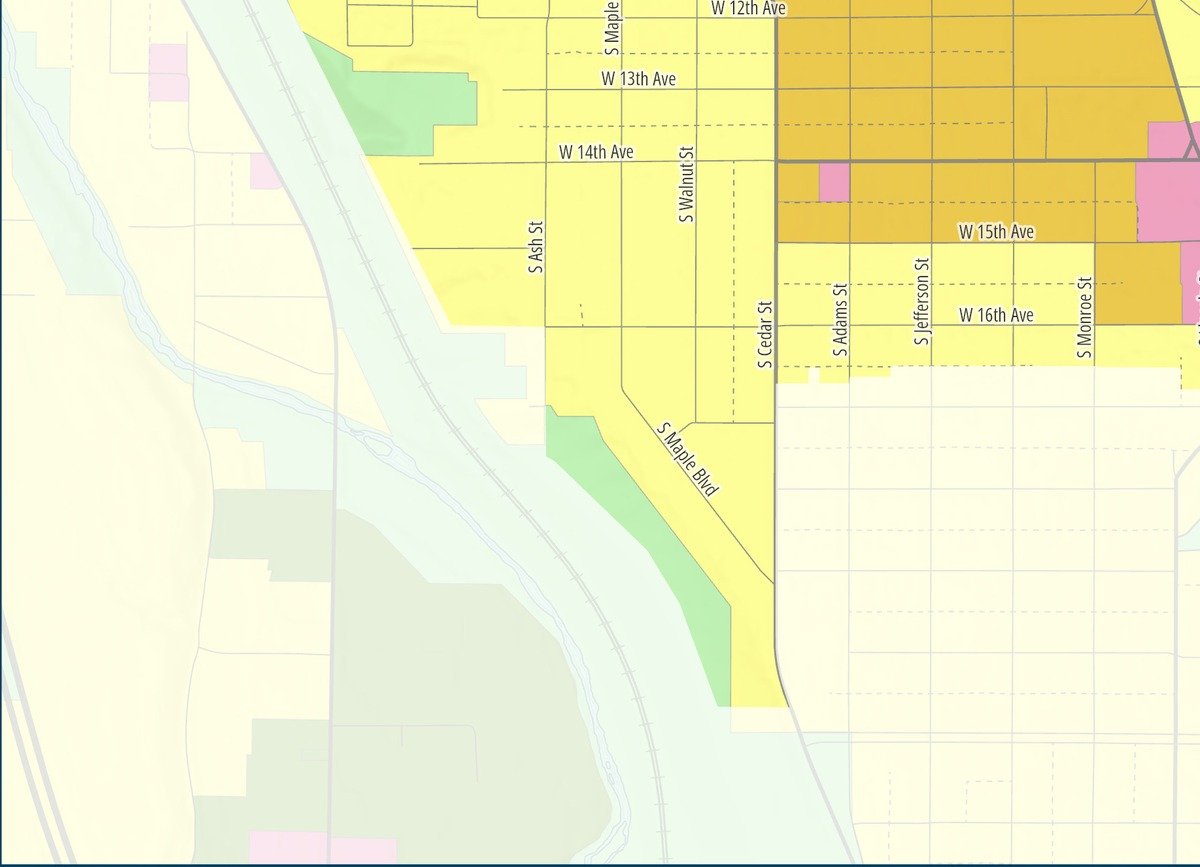 Cliff / Cannon — Southwest if the proposed map is approved