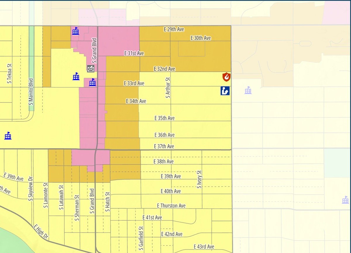 Comstock — Northeast if the proposed map is approved