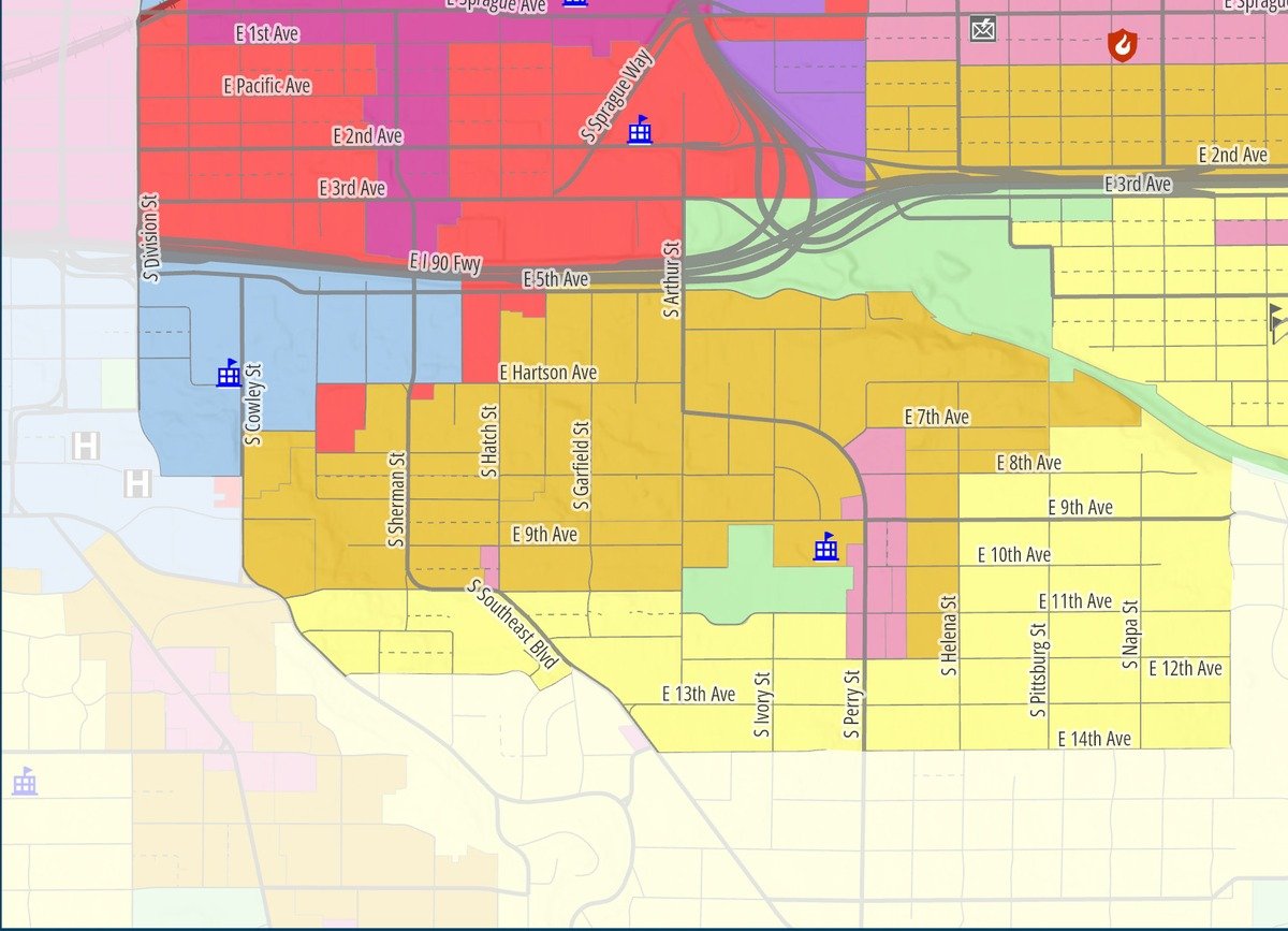 East Central — Southwest if the proposed map is approved