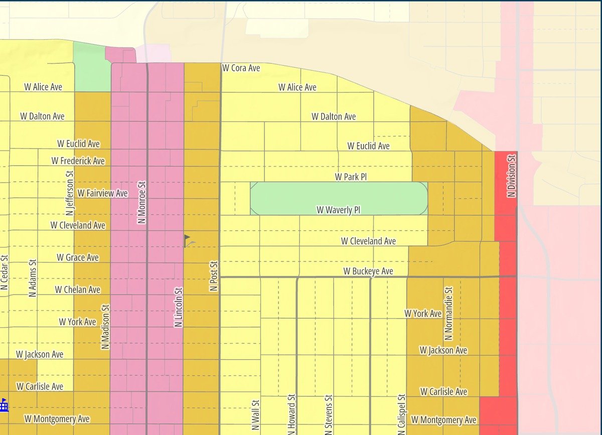 Emerson / Garfield — Northeast if the proposed map is approved