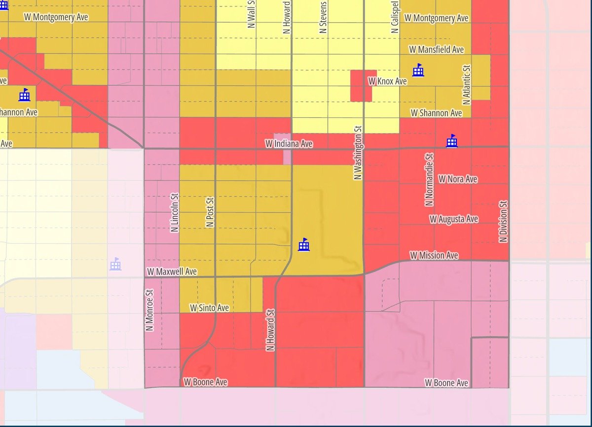 Emerson / Garfield — Southeast if the proposed map is approved