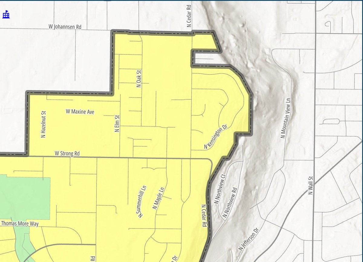 Five Mile Prairie — Northeast if the proposed map is approved