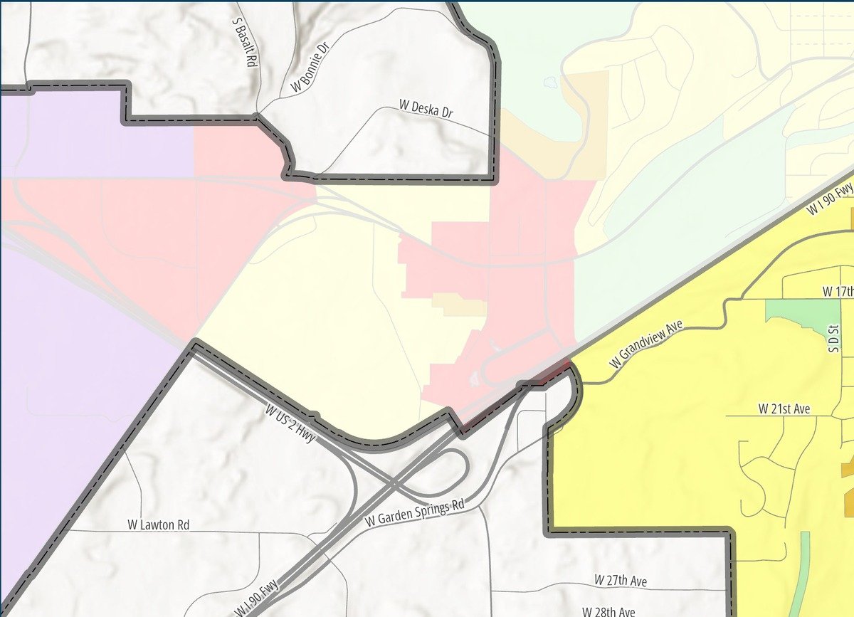 Grandview / Thorpe — Northwest if the proposed map is approved