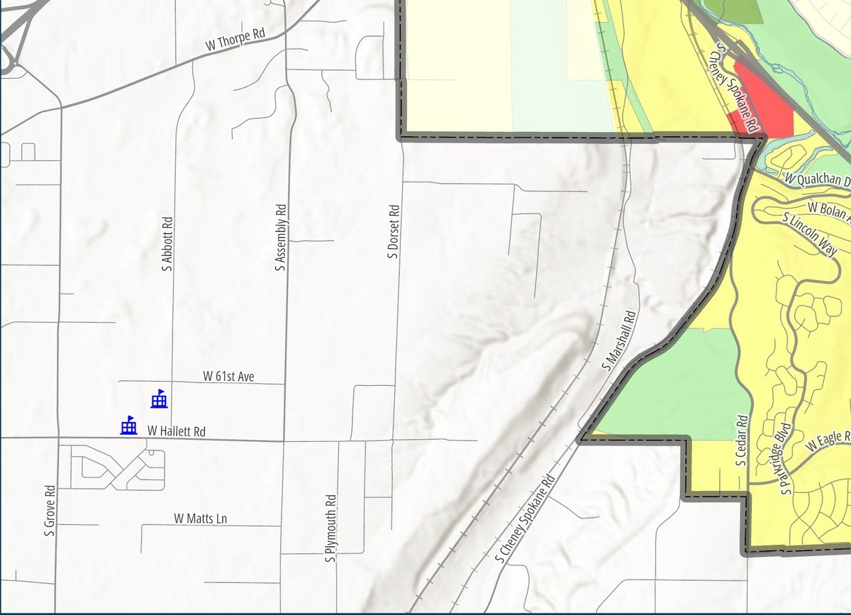Latah / Hangman — Southwest if the proposed map is approved