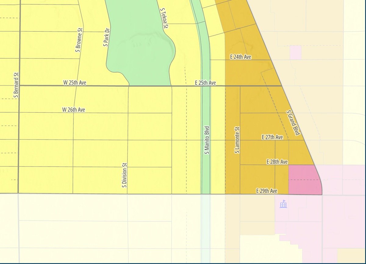 Manito / Cannon Hill — Southeast if the proposed map is approved