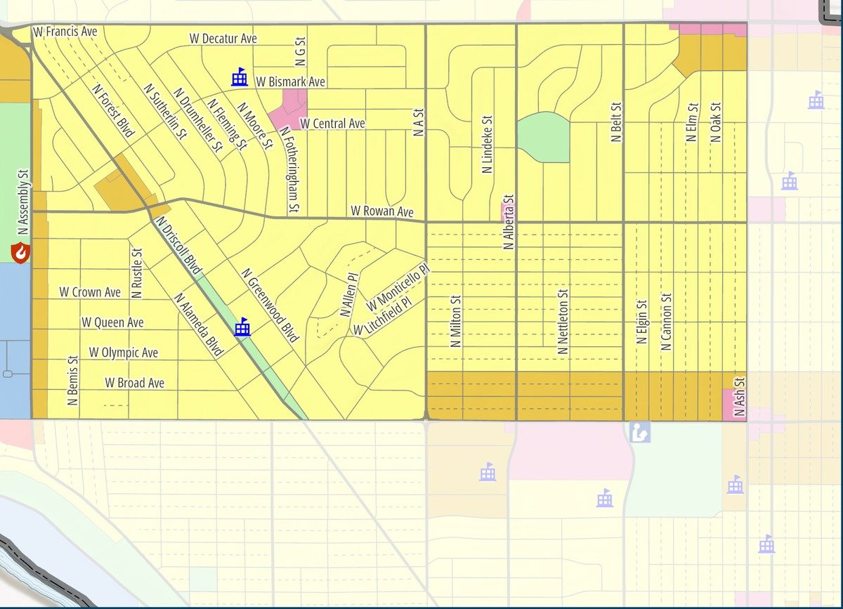Northwest — Southeast if the proposed map is approved