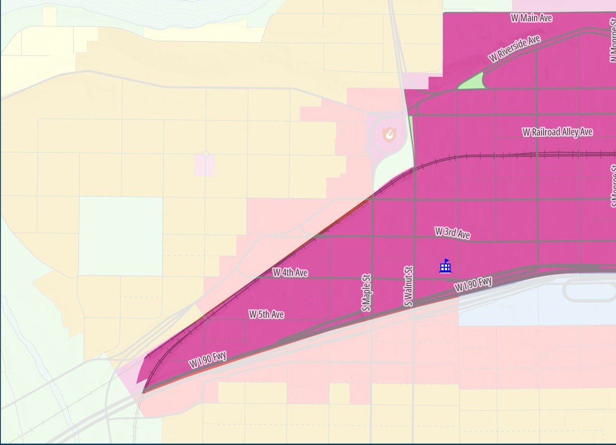 Riverside — Southwest if the proposed map is approved