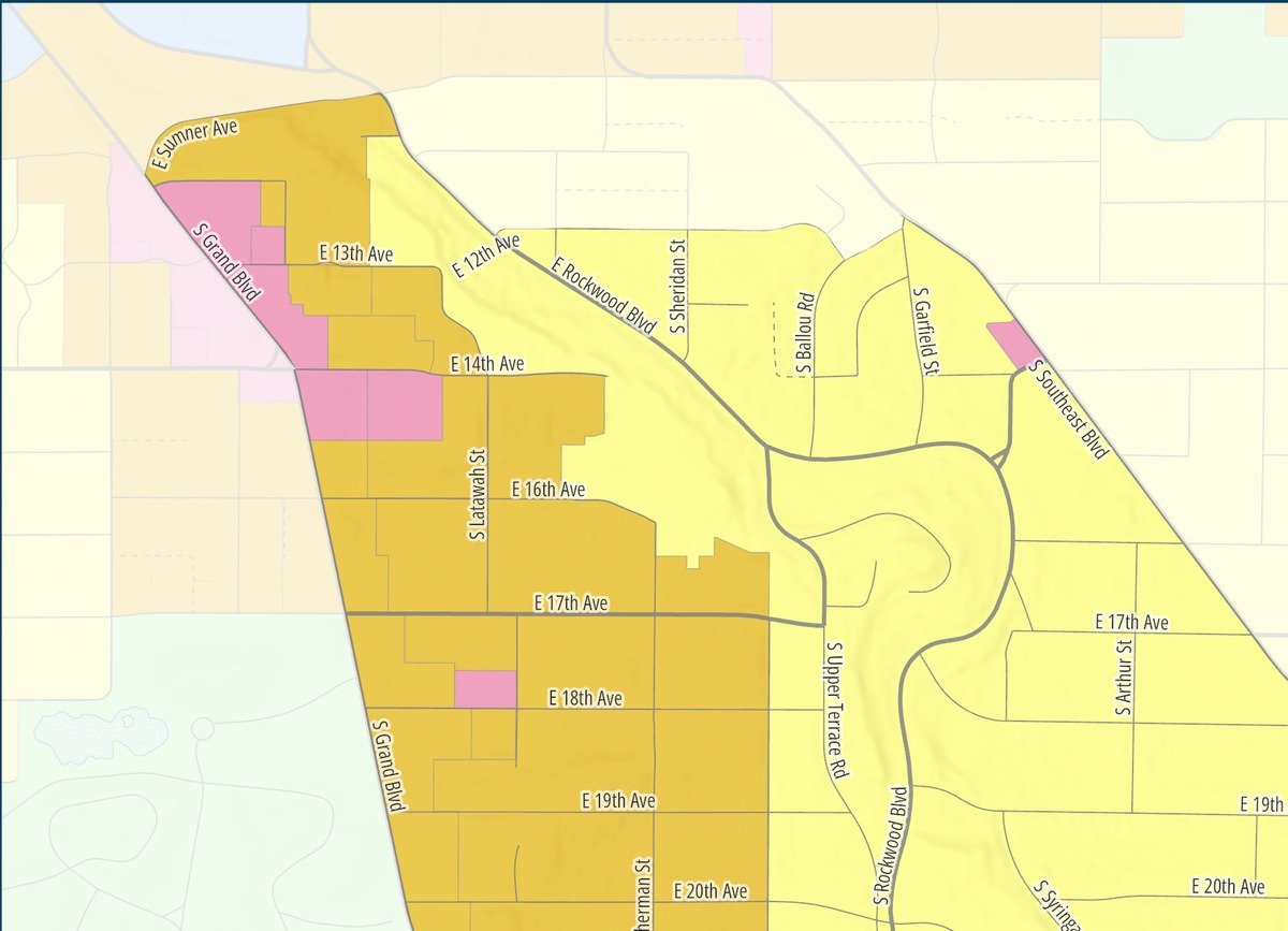 Rockwood — Northwest if the proposed map is approved