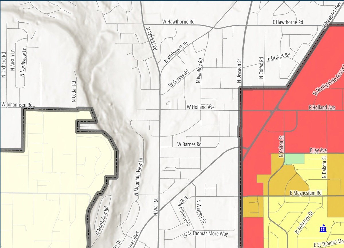 Shiloh Hills — Northwest if the proposed map is approved