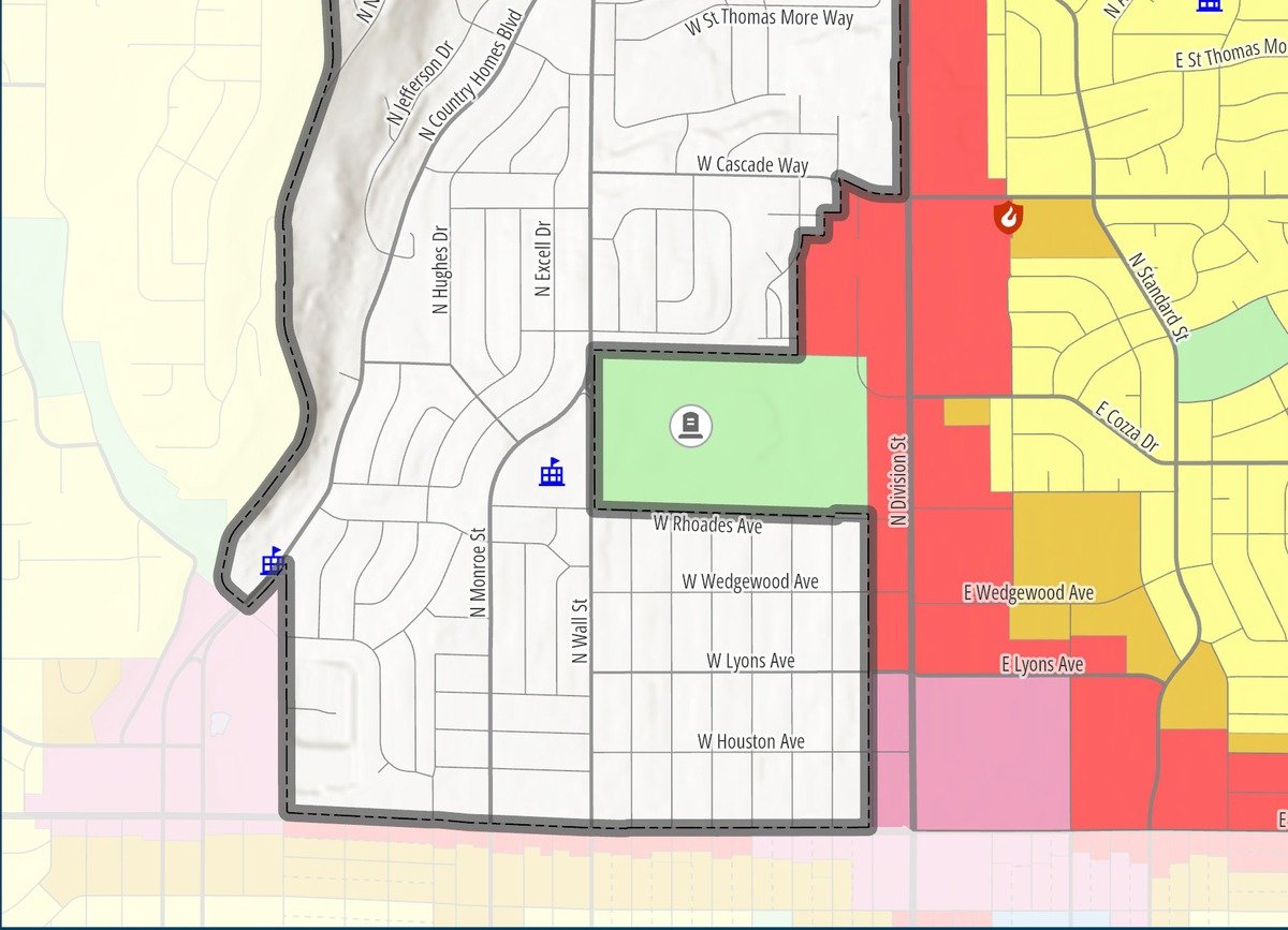 Shiloh Hills — Southwest if the proposed map is approved